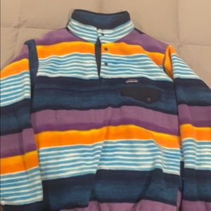 Patagonia Synchilla Quarter button fleece. Size-M